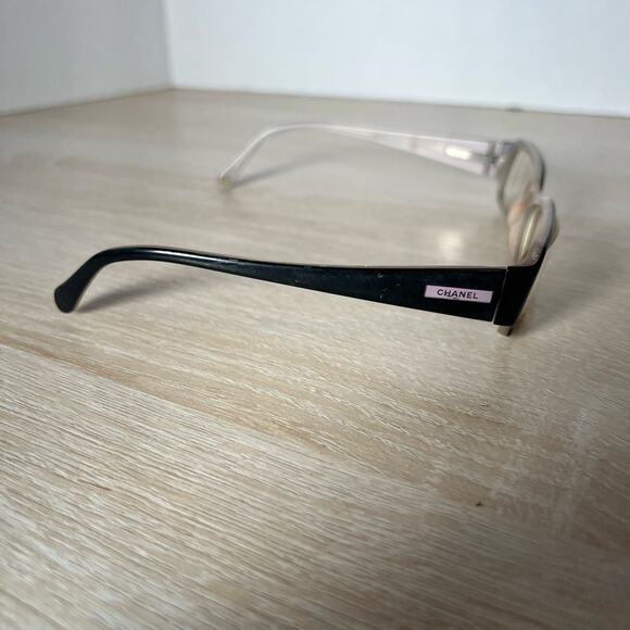 Chanel 3091 c.851 Eyeglasses Black Pink Cream PARTS ONLY 53-16-135 - Picture 11 of 11